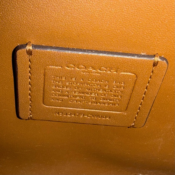 Coach Tan Suede Shoulder Bag - Picture 4 of 4